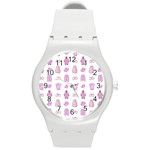 Kid’s Clothes Round Plastic Sport Watch (M) Front