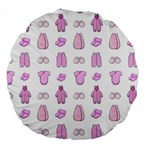 Kid’s Clothes Large 18  Premium Round Cushions Front