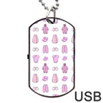 Kid’s Clothes Dog Tag USB Flash (One Side) Front