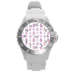 Kid’s Clothes Round Plastic Sport Watch (l) by SychEva