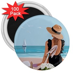 Rest By The Sea 3  Magnets (100 Pack) by SychEva