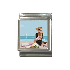 Rest By The Sea Italian Charm (13mm) by SychEva