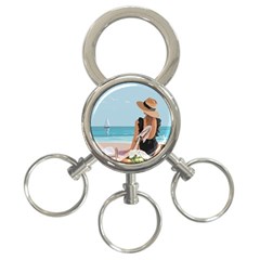 Rest By The Sea 3-ring Key Chain by SychEva