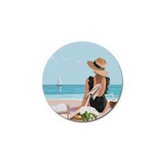 Rest By The Sea Golf Ball Marker by SychEva