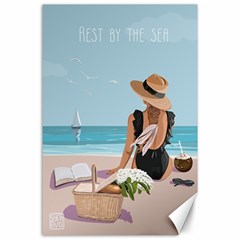 Rest By The Sea Canvas 24  X 36  by SychEva