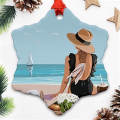 Rest By The Sea Ornament (snowflake) by SychEva