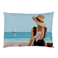 Rest By The Sea Pillow Case (two Sides) by SychEva