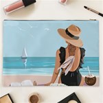 Rest By The Sea Cosmetic Bag (XXL) Back