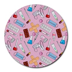 Medical Round Mousepad by SychEva