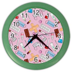 Medical Color Wall Clock by SychEva