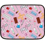 Medical Two Sides Fleece Blanket (Mini) 35 x27  Blanket Front