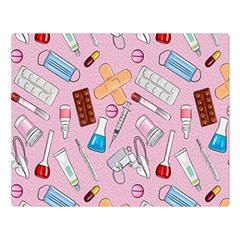 Medical Two Sides Premium Plush Fleece Blanket (large) by SychEva