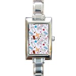 Medicine Rectangle Italian Charm Watch Front