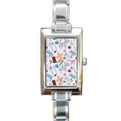 Medicine Rectangle Italian Charm Watch by SychEva