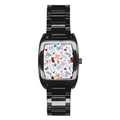 Medicine Stainless Steel Barrel Watch by SychEva