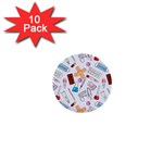 Medicine 1  Mini Buttons (10 pack)  Front