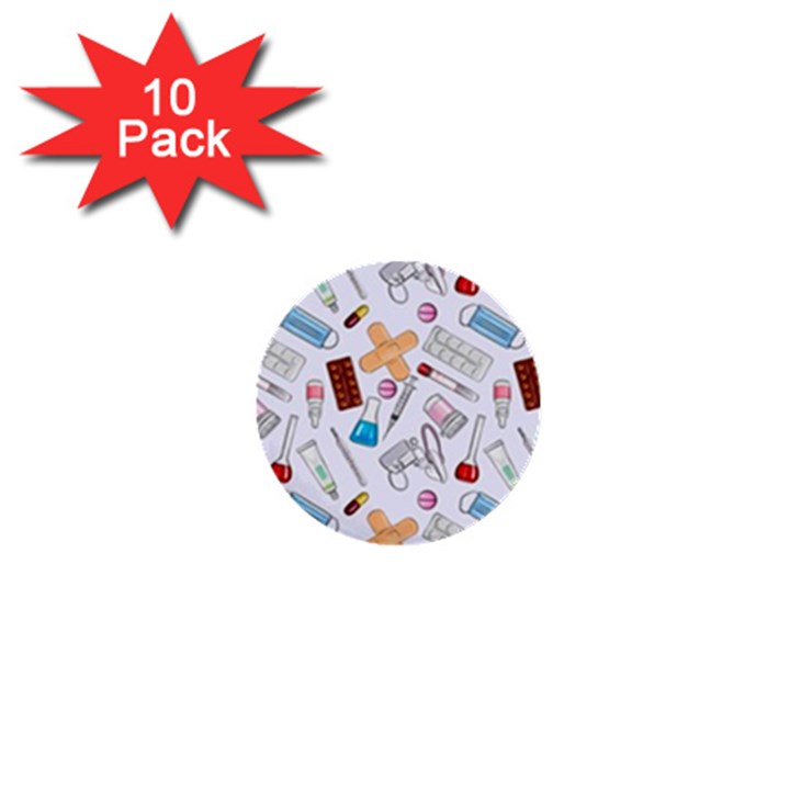 Medicine 1  Mini Buttons (10 pack) 