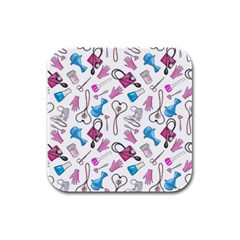 Medicine Rubber Square Coaster (4 Pack) by SychEva