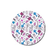 Medicine Rubber Round Coaster (4 Pack) by SychEva