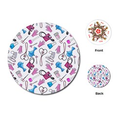 Medicine Playing Cards Single Design (round) by SychEva