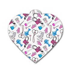 Medicine Dog Tag Heart (two Sides) by SychEva