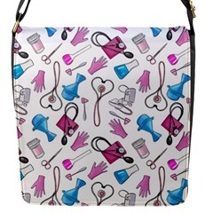 Medicine Flap Closure Messenger Bag (s) by SychEva