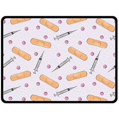 Medicine Two Sides Fleece Blanket (large) by SychEva