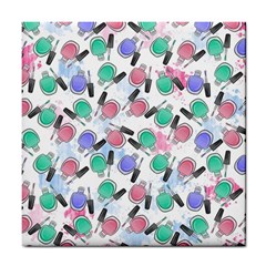 Nail Polish Tile Coaster by SychEva