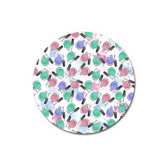 Nail Polish Magnet 3  (round) by SychEva