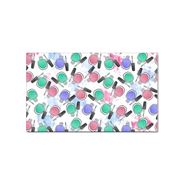 Nail Polish Sticker Rectangular (100 pack)