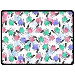 Nail Polish Fleece Blanket (large) by SychEva