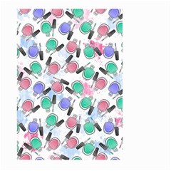 Nail Polish Large Garden Flag (two Sides) by SychEva