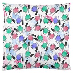 Nail Polish Large Cushion Case (one Side) by SychEva