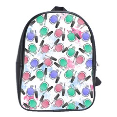 Nail Polish School Bag (xl) by SychEva