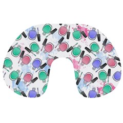 Nail Polish Travel Neck Pillow by SychEva