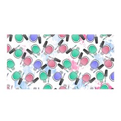 Nail Polish Satin Wrap 35  X 70  by SychEva