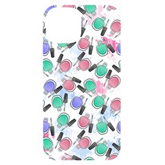 Nail Polish Iphone 14 Black Uv Print Case by SychEva