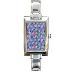 Nail Polish Rectangle Italian Charm Watch by SychEva