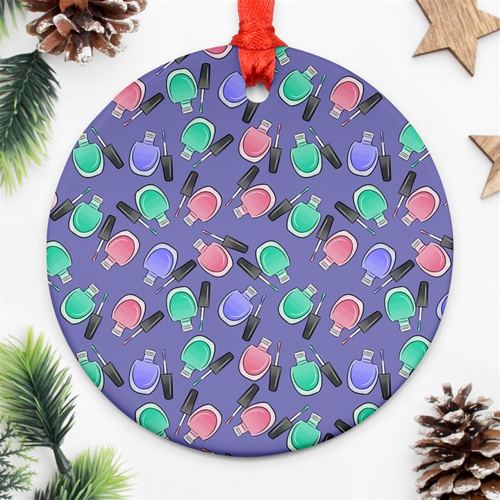 Nail Polish Ornament (Round)