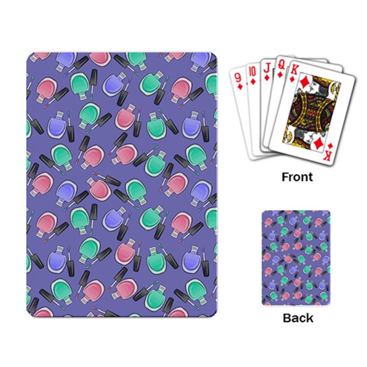 Nail Polish Playing Cards Single Design (Rectangle)