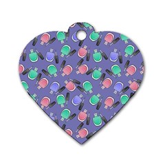 Nail Polish Dog Tag Heart (one Side) by SychEva