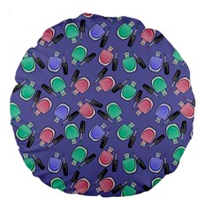 Nail Polish Large 18  Premium Round Cushions by SychEva