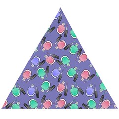 Nail Polish Wooden Puzzle Triangle by SychEva