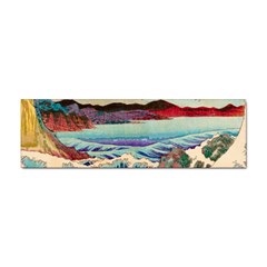 Wave Japanese Mount Fuji Woodblock Print Ocean Sticker (Bumper)