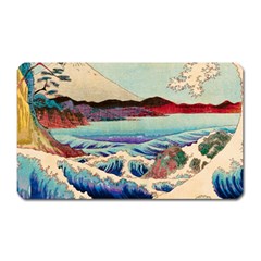 Wave Japanese Mount Fuji Woodblock Print Ocean Magnet (rectangular) by Salman4z