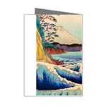 Wave Japanese Mount Fuji Woodblock Print Ocean Mini Greeting Card Right