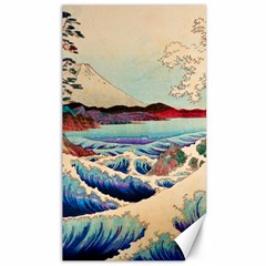 Wave Japanese Mount Fuji Woodblock Print Ocean Canvas 40  X 72  by Salman4z