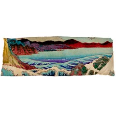 Wave Japanese Mount Fuji Woodblock Print Ocean Body Pillow Case Dakimakura (two Sides) by Salman4z