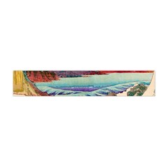 Wave Japanese Mount Fuji Woodblock Print Ocean Premium Plush Fleece Scarf (Mini)