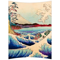 Wave Japanese Mount Fuji Woodblock Print Ocean Back Support Cushion